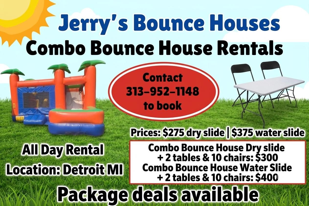 Combo Bounce House Rentals 2