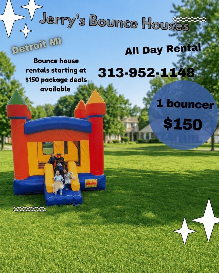 Colorful Castle Bounce House