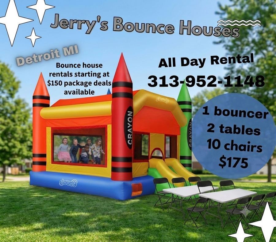 Crayon Bounce House